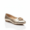 Gold Ballet Flats