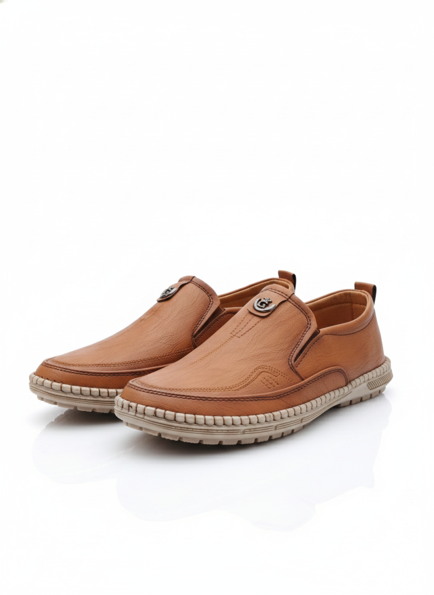 shoes 11 Leather Slip-On Loafers